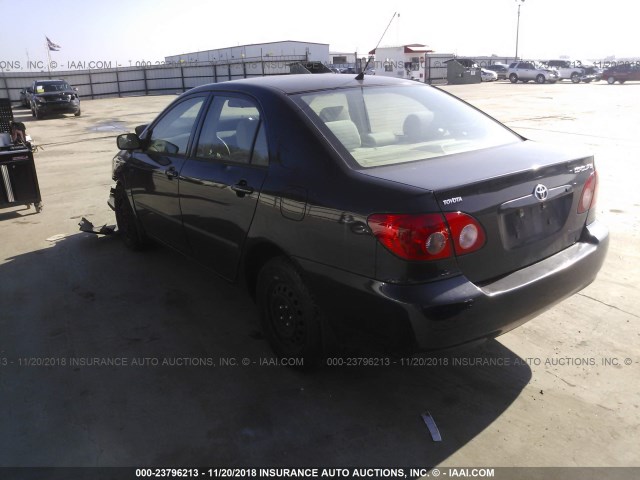 1NXBR32E88Z991683 - 2008 TOYOTA COROLLA CE/LE/S BLACK photo 3