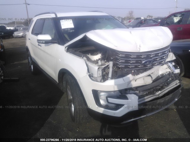 1FM5K7FH7GGA13315 - 2016 FORD EXPLORER LIMITED WHITE photo 6