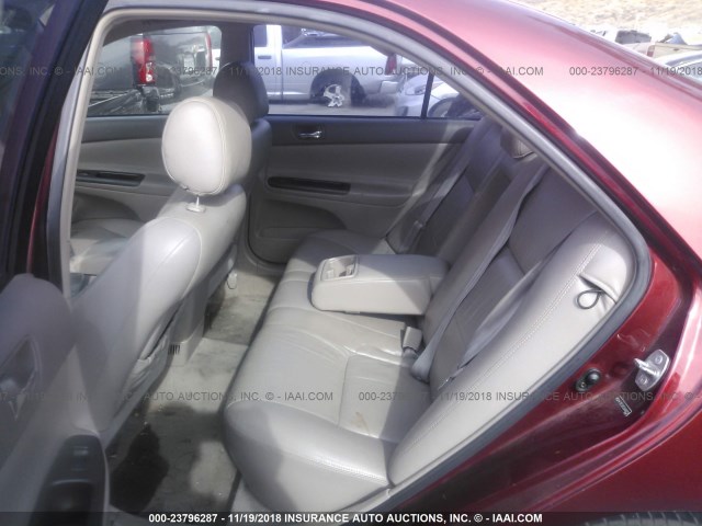 4T1BE32K55U408239 - 2005 TOYOTA CAMRY LE/XLE/SE RED photo 8