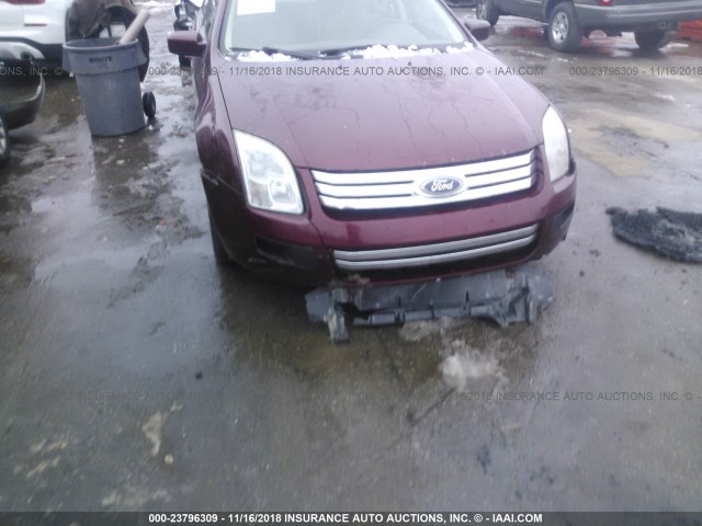 3FAFP07126R100894 - 2006 FORD FUSION SE MAROON photo 6