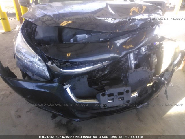 1G11C5SLXEF277087 - 2014 CHEVROLET MALIBU 1LT BLACK photo 6