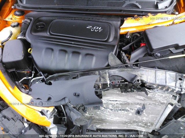 1C3CDFBA1DD347236 - 2013 DODGE DART SXT ORANGE photo 10