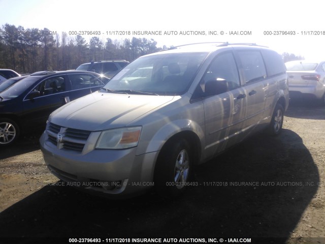 2D8HN44H78R616616 - 2008 DODGE GRAND CARAVAN SE Champagne photo 2