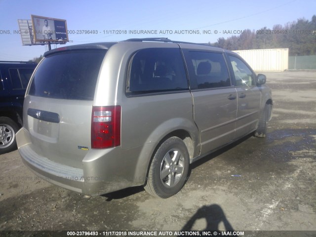 2D8HN44H78R616616 - 2008 DODGE GRAND CARAVAN SE Champagne photo 4