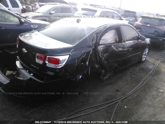 1G11C5SLXEF256255 - 2014 CHEVROLET MALIBU 1LT 黑色 照片 4