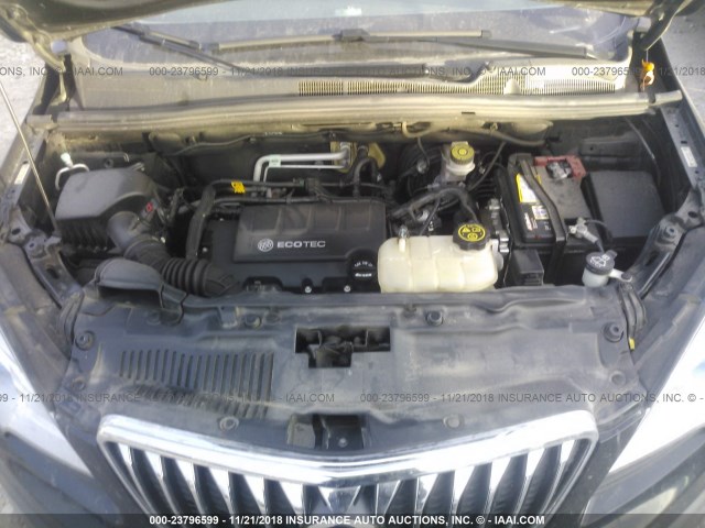 KL4CJBSB2EB616874 - 2014 BUICK ENCORE CONVENIENCE 棕色 照片 10