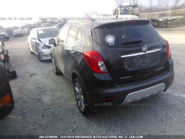 KL4CJBSB2EB616874 - 2014 BUICK ENCORE CONVENIENCE 棕色 照片 3