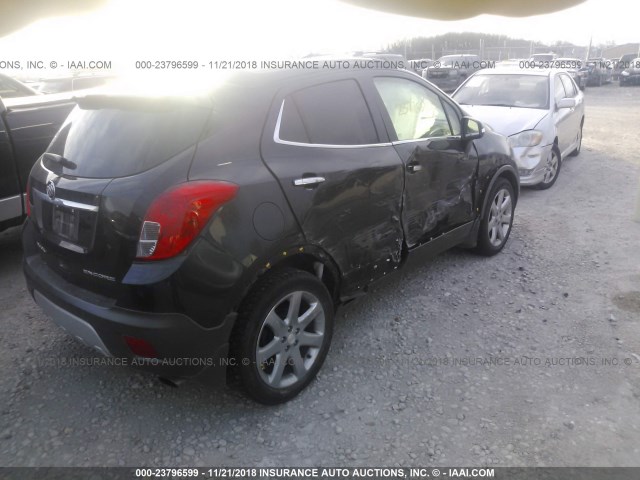KL4CJBSB2EB616874 - 2014 BUICK ENCORE CONVENIENCE 棕色 照片 4