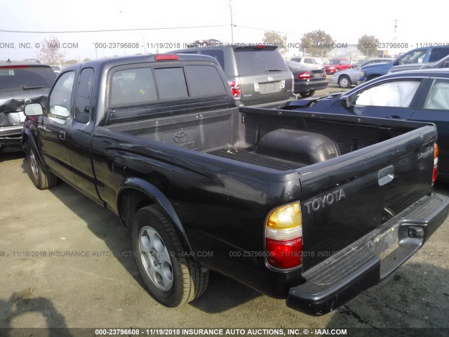 5TEVN52N51Z725849 - 2001 TOYOTA TACOMA XTRACAB S-RUNNER BLACK photo 3