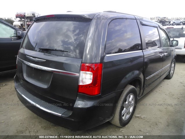 2C4RC1BG5CR134169 - 2012 CHRYSLER TOWN & COUNTRY TOURING GRAY photo 4