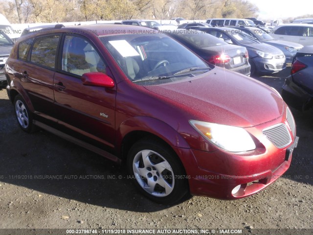 5Y2SL65828Z406905 - 2008 PONTIAC VIBE RED photo 1