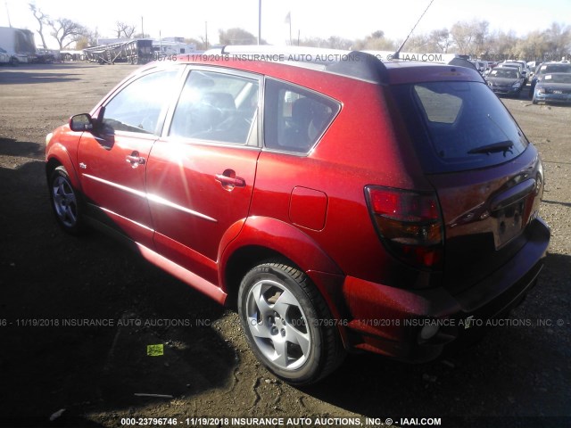 5Y2SL65828Z406905 - 2008 PONTIAC VIBE RED photo 3