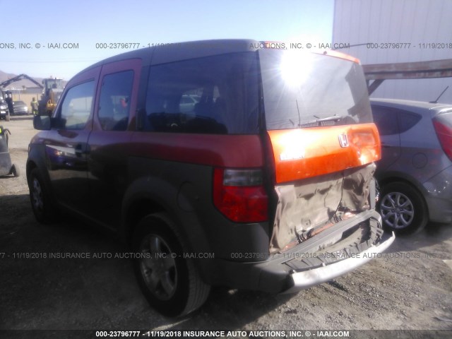 5J6YH18544L005704 - 2004 HONDA ELEMENT EX ORANGE photo 3