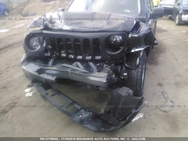 1C4NJRFB0FD169226 - 2015 JEEP PATRIOT LATITUDE BLACK photo 6