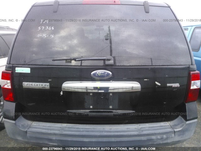 1FMFU15587LA43059 - 2007 FORD EXPEDITION XLT BLACK photo 6