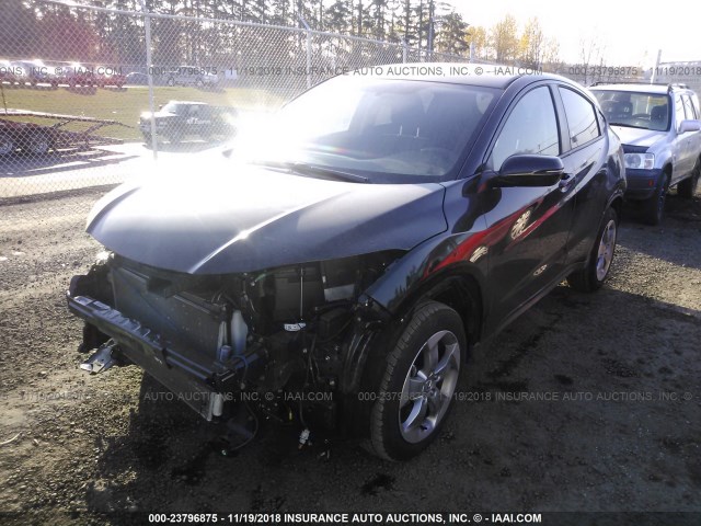 3CZRU5H51HG705657 - 2017 HONDA HR-V EX BLACK photo 2