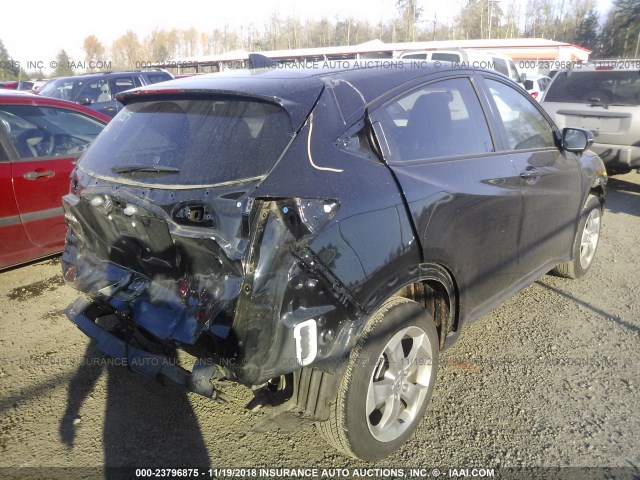 3CZRU5H51HG705657 - 2017 HONDA HR-V EX BLACK photo 4