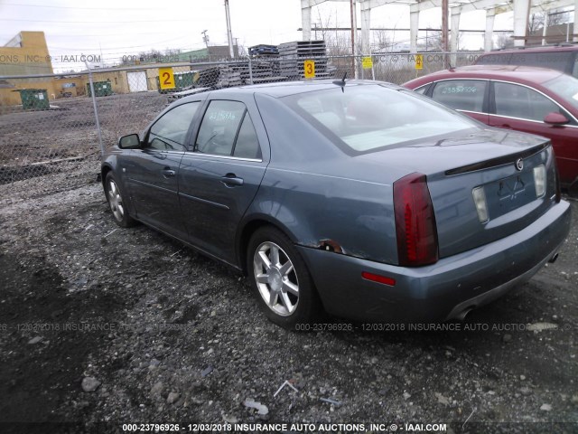 1G6DW677960105475 - 2006 CADILLAC STS BLUE photo 3