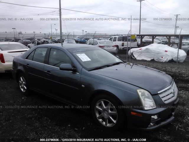 1G6DW677960105475 - 2006 CADILLAC STS BLUE photo 6