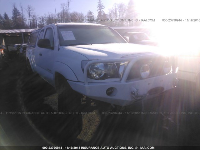 5TEUU4EN7AZ746237 - 2010 TOYOTA TACOMA ACCESS CAB თეთრი ფოტო 1