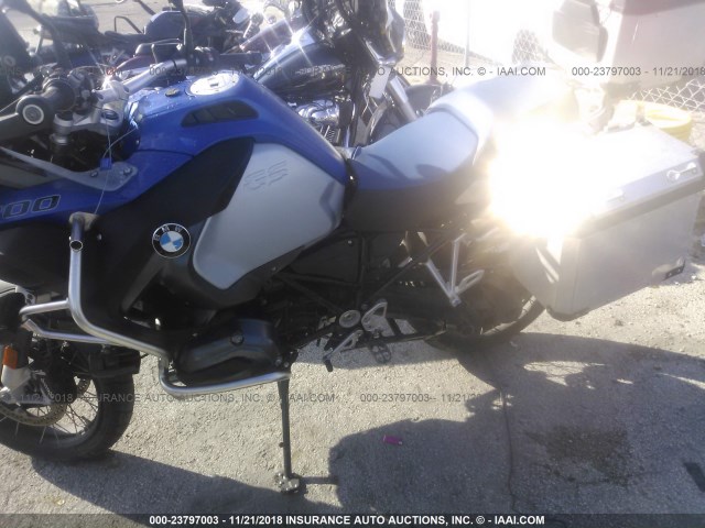 WB10A1204EZ096084 - 2014 BMW R1200 GS ADVENTURE BLUE photo 9