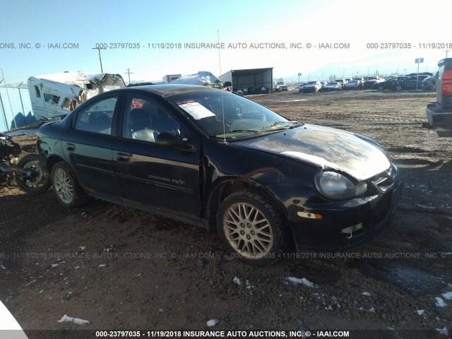 1B3ES46F71D199496 - 2001 DODGE NEON R/T BLACK photo 1