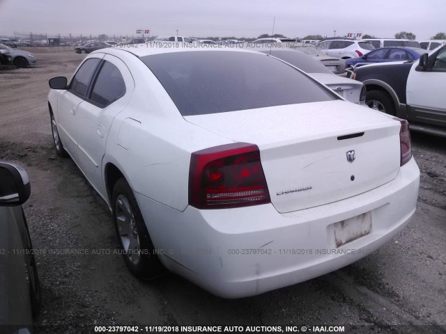 2B3KA43R97H713669 - 2007 DODGE CHARGER SE/SXT WHITE photo 3