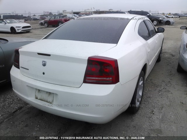 2B3KA43R97H713669 - 2007 DODGE CHARGER SE/SXT WHITE photo 4