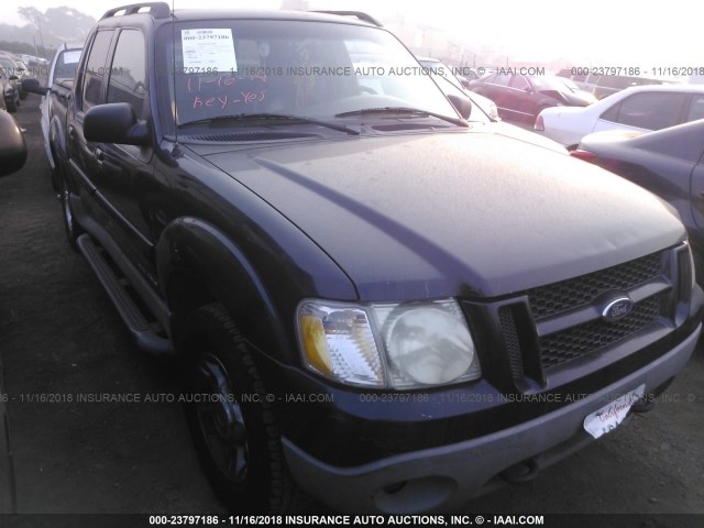 1FMZU77E41UC55259 - 2001 FORD EXPLORER SPORT TR  BLUE photo 1