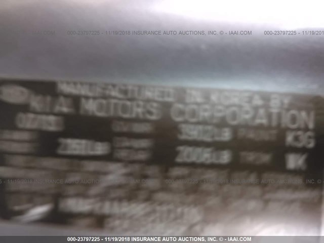 KNAFX4A88E5117110 - 2014 KIA FORTE EX GRAY photo 9