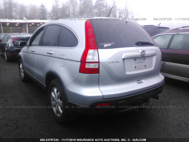 JHLRE48709C024430 - 2009 HONDA CR-V EXL SILVER photo 3