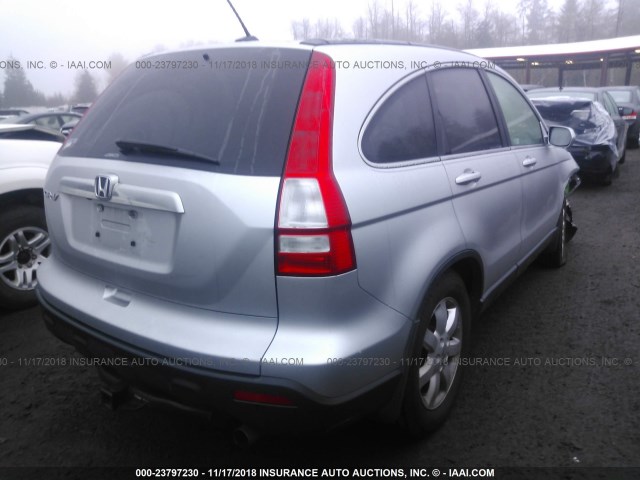 JHLRE48709C024430 - 2009 HONDA CR-V EXL SILVER photo 4