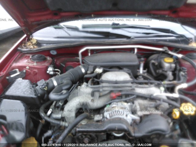 JF1GD61657H512864 - 2007 SUBARU IMPREZA 2.5I RED photo 10