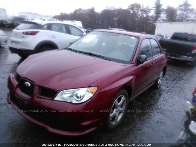 JF1GD61657H512864 - 2007 SUBARU IMPREZA 2.5I RED photo 2