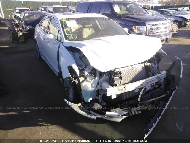 3FA6P0K97FR164572 - 2015 FORD FUSION TITANIUM WHITE photo 1