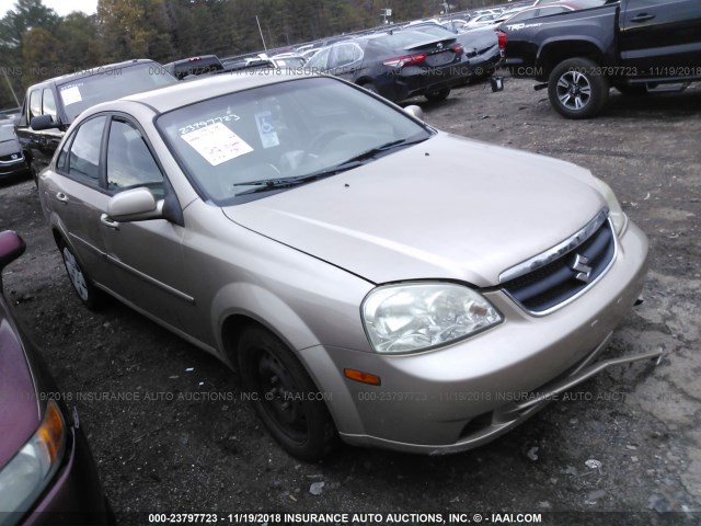 KL5JD56Z36K361480 - 2006 SUZUKI FORENZA TAN photo 1