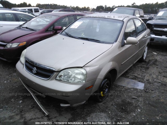 KL5JD56Z36K361480 - 2006 SUZUKI FORENZA TAN photo 6