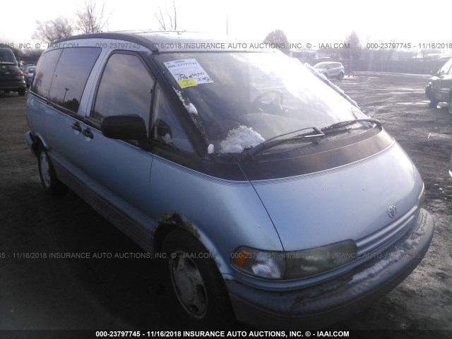 JT3AC12R2M0036537 - 1991 TOYOTA PREVIA LE BLUE photo 1