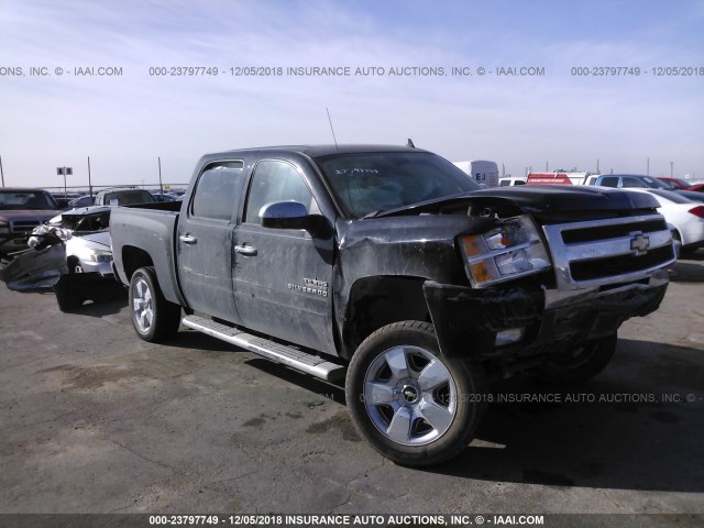 3GCPCSE05BG167463 - 2011 CHEVROLET SILVERADO C1500 LT Սև լուսանկար 1