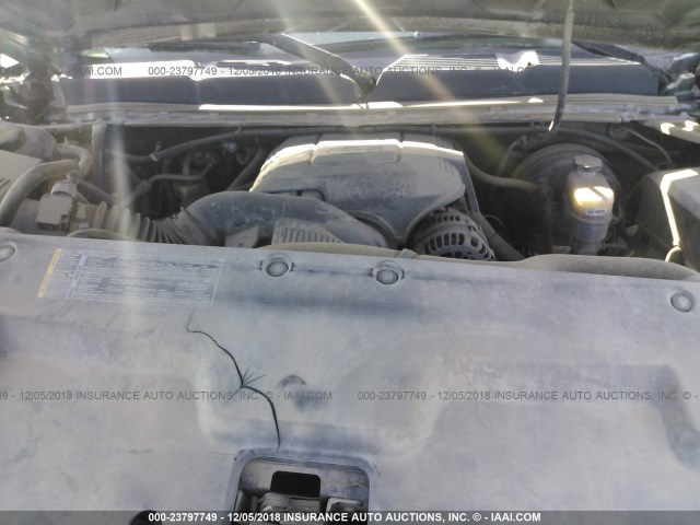 3GCPCSE05BG167463 - 2011 CHEVROLET SILVERADO C1500 LT Սև լուսանկար 10