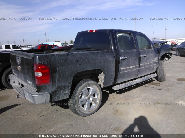 3GCPCSE05BG167463 - 2011 CHEVROLET SILVERADO C1500 LT Սև լուսանկար 4