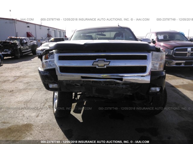 3GCPCSE05BG167463 - 2011 CHEVROLET SILVERADO C1500 LT Սև լուսանկար 6