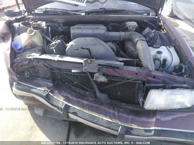 1G4BR83E8MW402478 - 1991 BUICK ROADMASTER ESTATE BURGUNDY photo 10