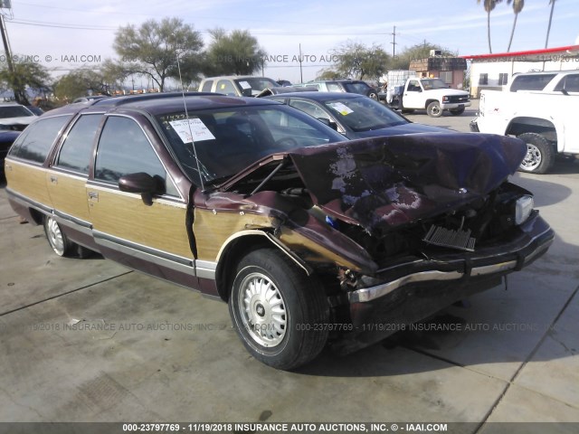 1G4BR83E8MW402478 - 1991 BUICK ROADMASTER ESTATE BURGUNDY photo 6