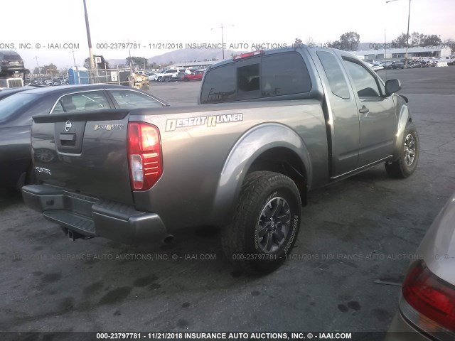 1N6AD0CUXGN902639 - 2016 NISSAN FRONTIER SV/PRO-4X GRAY photo 4