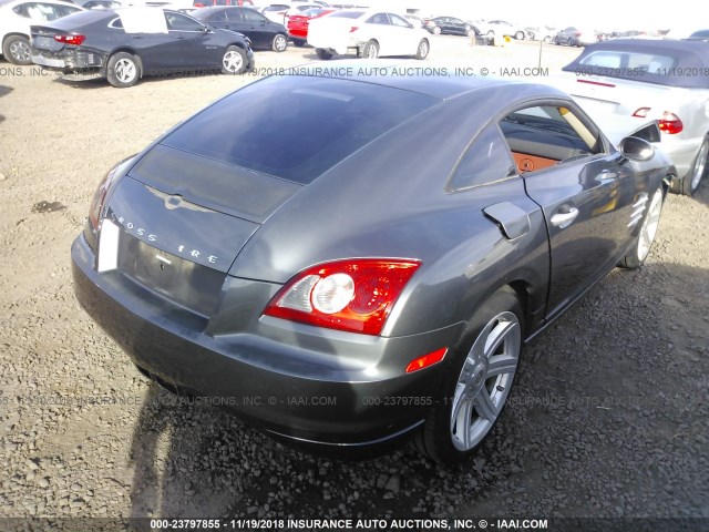 1C3AN69L64X010488 - 2004 CHRYSLER CROSSFIRE LIMITED GRAY photo 4