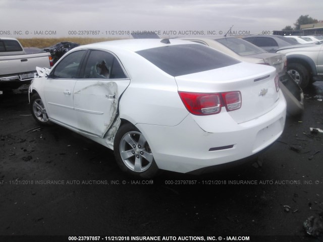 1G11B5SL0EF166373 - 2014 CHEVROLET MALIBU LS 白色 照片 3