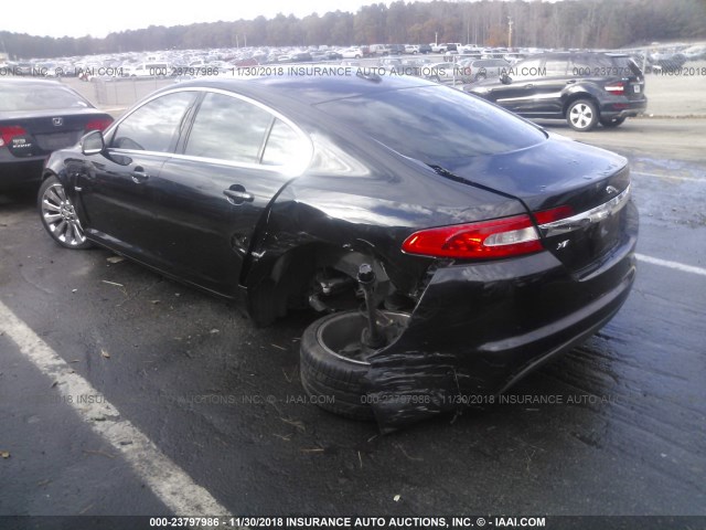 SAJWA05B29HR07480 - 2009 JAGUAR XF LUXURY BLACK photo 3