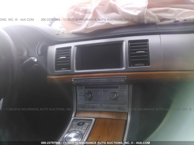 SAJWA05B29HR07480 - 2009 JAGUAR XF LUXURY BLACK photo 6