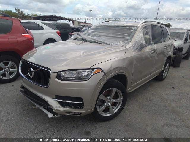 YV4102XK4G1059285 - 2016 VOLVO XC90 T5 Champagne photo 2